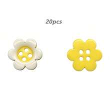 10pcs DIY Cute Flower Versatile Colorful Buttons For Sweater Jacket Decoration And Fastening - Multiple Styles - View 9