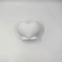Heart-Shaped Shell Design Bathroom Storage Rack, Art Studio Pen Holder, Bathroom Storage Accessories, Makeup Brush Holder - A - View 2