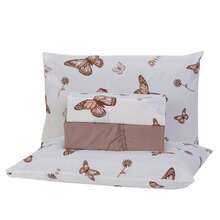4-Piece Double Bed Sheet Set 100% Cotton Percale - CL04. - 查看 2