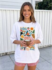 Women T-Shirts - 白色 - 查看 3