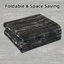 Techigher Modern Washable Area Rug - Non Slip Geometric Bordered Living Room Carpet, Foldable Thin Low Pile Floor Cover For Bedroom, Kitchen, Dining Room - Black - View 8