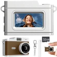 Kamera Digital Mini, Kamera Digital Definisi Tinggi, Kamera Digital Portabel, Kamera Digital HD 1080P, Mendukung Kartu Memori 32GB, Kamera Digital SLR Portabel, Multi-Fungsi Multi-Filter, Cocok untuk Vlogging dan Fotografi Perjalanan, Mainan Kamera Digital (Baterai Isi Ulang 200mA) - X5 (dengan kartu) - View 18