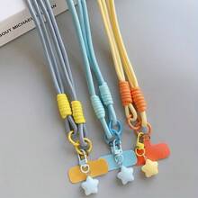 1pc Polyester Long Phone Lanyard - Detachable Hook Crossbody Shoulder Strap Suitable For Outdoor Sports, Travel And Daily Use - Anti-Loss Strap, Sports Accessory, Durable Polyester Material - Multicolor - View 6