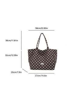 Bolso Tote de Gran Capacidad con Estampado de Leopardo y Correa Ajustable, Bolso para Uso Diario y Viajes - Multicolor - Ver 3