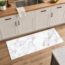 1 pieza Alfombrilla de secado de cocina de tierra de diatomeas con patrón de mármol blanco y dorado, alfombrilla de secado rápido y antideslizante para cafetera y platos, adecuada para encimera de cocina y mesa de comedor - Multicolor - Ver 13