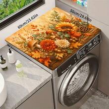 1pc Autumn Floral Harvest Pattern Diatomaceous Earth Kitchen Dish Drying Mat, Fast-Absorbing Quick-Dry Non-Slip Dish Drying Mat & Coffee Machine Mat, Suitable For Kitchen Countertop, Dining Table And Thanksgiving Home Decor - Multicolor - View 9