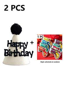 Birthday Party Hats, Suitable For Birthday Party Decoration, Party Decoration, Family Gathering Decoration, Photo Props, Creating Festive Atmosphere - Multicolor - View 13