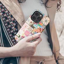 Casing Ponsel Kolase Inspiratif Papan Visi Estetik Kutipan Casing Lucu Artistik Genit Kompatibel Dengan iPhone 17 16 15 14 Pro Max Plus 13 12 11 - MultiWarna - View 4