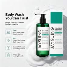 1盒/2盒 100ml 茶樹保濕沐浴露，溫和日常清潔，適合乾性與敏感肌膚，深層保濕清爽，舒緩刺激，恢復自然柔軟，居家、度假或旅行皆適用，聖誕與生日禮物首選 - 100ml - 查看 4