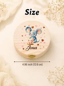Caja de Diente de Hada Personalizada, Recuerdo de Perfil Lindo, Decoración de Habitación Personalizada, Regalo de Cumpleaños con Nombre Personalizado, Regalo de Halloween Personalizable, Regalo, Caja de Diente de Leche - Estilo A - Ver 2