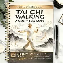 Tai Chi Walking Weight Loss Method: 28-Day Progressive Plan For Seniors (Gentle Daily Walking/Joint-Friendly/Low-Impact Exercise/Chair-Assisted Walking/Indoor & Outdoor) | Improve Balance & Stability, Boost Vitality & Daily Fitness | Beginner-Friendly - A - View 1