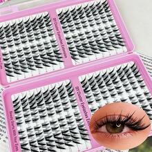 LIMEIKAI 320 Clusters DIY Eyelash Clusters Large Capacity Eyelash Extensions Single Eyelash Natural Thick C Curl 10-16mm Mixed Length Eyelashes - View 12