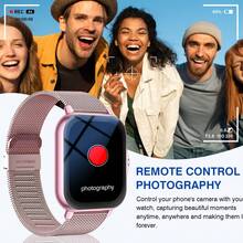 Women's Elegant Smartwatch, Fitness Tracker, Supports Camera Control, Music Playback, Compatible With Android And IOS Phones - Multicolor - View 3