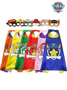 Paw Patrol Cape. Suitable For Party Birthday Gathering. Gift. - A - View 3