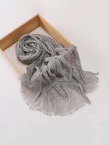 1PC Printed Polka Dot Scarf Shawls And Wraps Blanket Neckscarf Soft Lightweight Daily Fashion Casual Evening Dresses Party Travel Office Wedding Gift - Multicolor - View 21