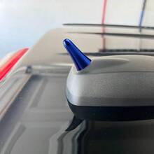 TRTY 1pc 1.57inch Aluminum Alloy Car Roof Short Antenna And 2 Universal Screw Adapters, Car Conical Short Antenna, Antenna Top Cover Modification Accessory, Avoid Roof Rack Obstruction - High Conductivity Copper, Corrosion And Deformation Resistant, Suitable For Holden 1317 And Most Car Models Short Antenna Modification, Enhance Audio Signal And Clear Sound Quality, Also Suitable As A Gift - Conical Short Car Antenna - View 8