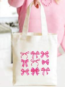 5/10pcs Mini/S/M/L Size Reusable Cute Rabbit Bow Heart Pattern Canvas Gift Bags Party Favor Bags Set, Birthday Party Kids Theme Party Gift Bags Baby Shower Back To School Graduation Party Theme Party Thanksgiving Christmas Anniversary Party Gift Packaging Bags Essential - View 61