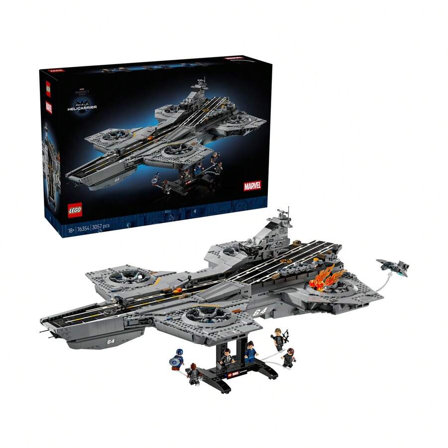 LEGO MARVEL SUPER HEROES PORTELICOPTER S H I E L D 76354 - 彩色 - 查看 1