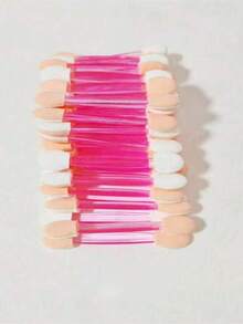 200/100/50pcs Dual-Ended Sponge Nail Art Brushes, Gradient Nail Art Sponge Applicators - Black - View 9