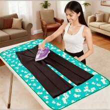 1pc Foldable Ironing Pad, Heat-Resistant Protective Cloth, Suitable For Ironing Clothes On Bed, Desk, Table And Travel Surfaces, Portable Ironing Board Alternative, Multiple Colors And Sizes Available, Suitable For Dorm, Apartment, Home And Back To School - Multicolor - View 24