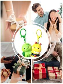 Cute Pun "Turtle-Bestie" (Turtle-Bee) Magnetic Keychain, Adorable Turtle & Bee Pendant, Suitable For Bags Or Car Keys, Holiday, Daily, Gift - Multicolor - View 10