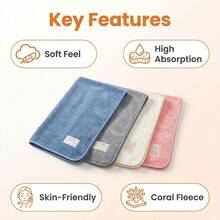 Towel & Bath Towel Sets - Gray Four-piece Set - View 5