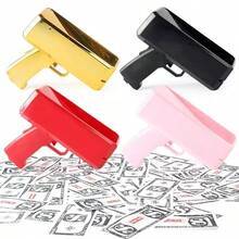 Super Money Gun Toy, Perfect For Lively Party Atmosphere, Use By Raising Up During Football Games And Competition Parties, Includes 10 Pieces Of Prop Dollars - Multicolor - View 7
