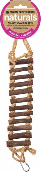 Prevue Pet Products Rope Ladder Bird Toy - Accessories For Small To Medium Birds, Hanging Birdcage Toy For Climbing, Foot Exercise, Beak Use, Mental