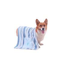 1pc Pet Pocket Absorbent Towel, Thickened Quick-Dry Bath Towel - High Absorbency, Soft Skin-Friendly, Pocket Design, Machine Washable, Hangable Storage - Suitable For Dog And Cat Bathing, Post-Rain Drying, Outdoor Water Play - Multicolor - View 13