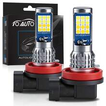 TOAUTO 2PCS H11 LED Fog Lights Bulbs 9005 9006 HB3 HB4 LED Headlight For Car 80W 25000LM White Yellow Auto Headlamps Plug&Play 12V - A - View 13