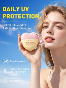 MOOYAM MOOAYAM SPF50+ PA+++ 維他命亮白防曬乳，防水抗汗，高防護、快速成膜且不黏膩，適用於臉部與身體 - 粉黃 - 查看 5