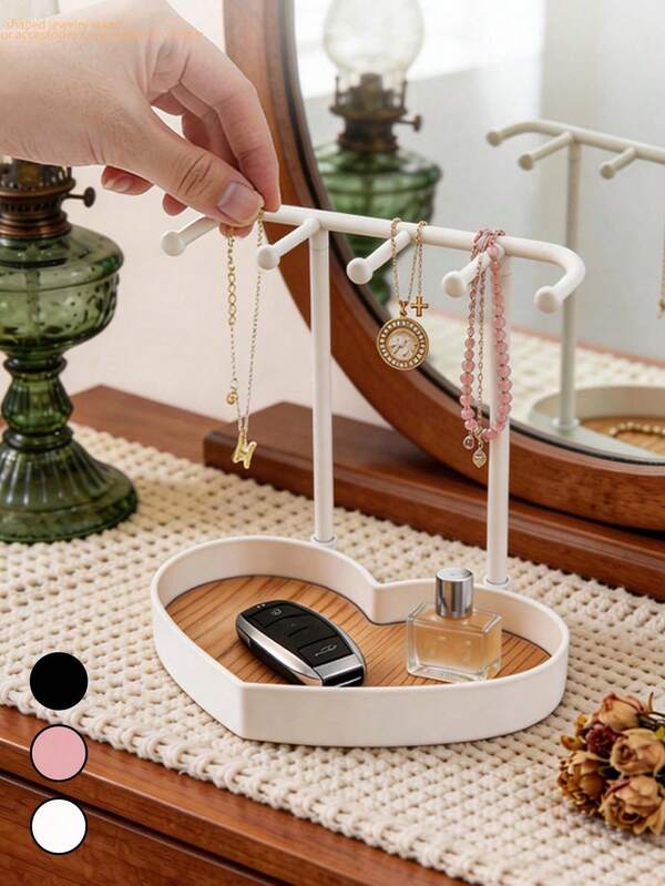 Rak Pajangan Perhiasan Minimalis, Digunakan untuk Memajang Kalung, Gelang, Anting, dan Aksesoris Lainnya, Rak Penyimpanan Perhiasan Meja, Rak Penyimpanan Gantung dengan Fungsi Penyimpanan dan Pengorganisasian, Cocok untuk Anting, Kalung, Rak Pajangan Meja Wanita, Dekorasi Dalam Ruangan dan Hadiah yang Lucu, Rak Penyimpanan Perhiasan Gantung, Dapat Menjaga Meja Tetap Rapi dan Terorganisir, Hadiah Hari Guru, Hadiah Hari Valentine, Hadiah Hari Thanksgiving yang Sempurna