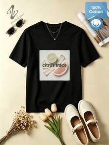 Women T-Shirts - 黑色 - 查看 2