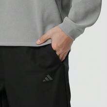 Adidas 男子TH SOFTSHELL PT簡約運動休閒長褲 - 黑色 - 查看 4
