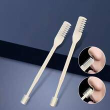 1/2/3pcs 2-In-1 Manual Nose Hair Trimmer, Double-Sided Nose Hair Scissors, Nose Hair Removal Tool, Washable 360° Rotating Nose Hair Cleaner, Portable And Easy To Use, Unisex (Randomly Shipped) Razor Travel Essential Bedroom Home Care Gift For Men Holiday Essential Gift For Men Gift For Dad Gift For Boyfriend Gift For Husband Gift For Son - Model C - View 2