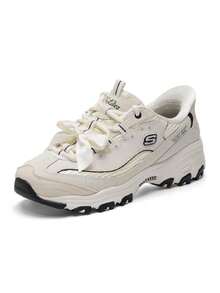 Skechers Women's D'LITES Series Fashion Lace-Up Sports Casual Shoes, 26 Summer Easy Daily Travel Sports Casual Shoes 150863-NTBK - Natural/Black - View 8