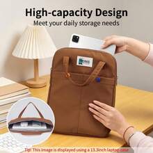DANYCASE 13.3-14.9 吋筆電保護套，可愛風格，相容 11 代/10 代 10.9 Air 5 Air 4 10.9 9 代/8 代/7 代 10.2 Pro 11，便攜手提收納包 - 彩色 - 查看 7