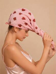 1/2/3pcsMicrofiber Hair Drying Towel Wrap, Super Absorbent Quick Dry Hair Turban Cap For Women, Anti-Frizz Bath Accessory,Soft Coral Fleece Hair Towel Wrap, Ultra Absorbent Quick Drying Shower Cap Hat For Long And Thick Hai - Multicolor - View 3