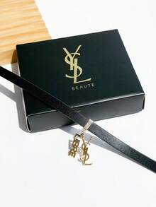 Yves Saint Laurent Vòng tay YSL màu đen, món quà hoàn hảo cho bạn gái - màu đen - Xem 1
