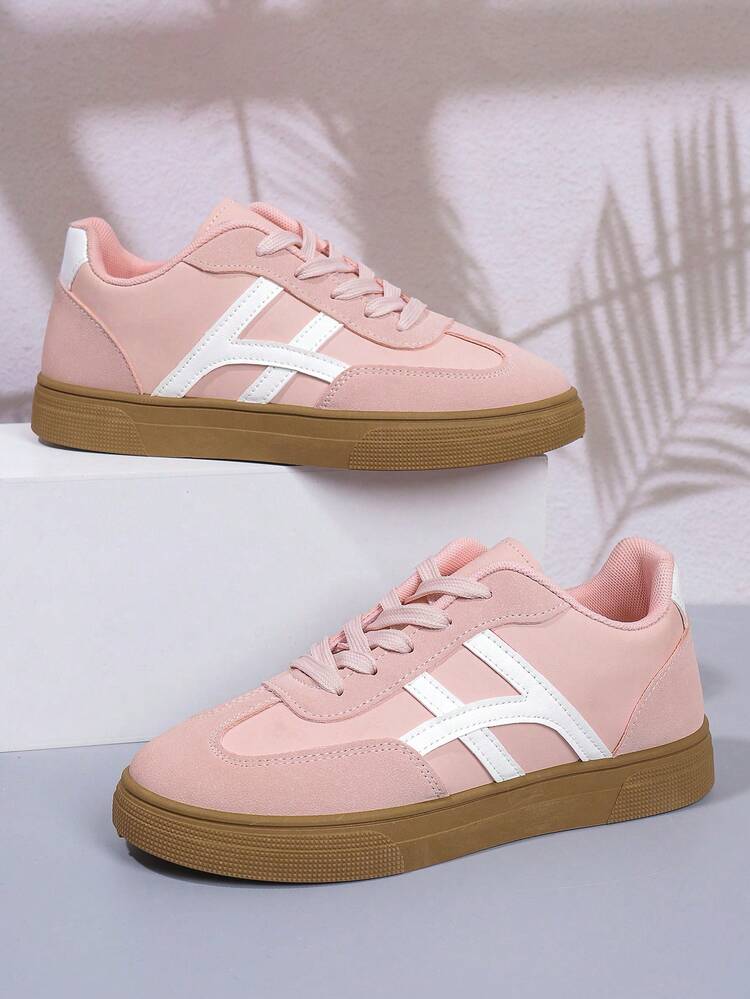 NOBLEARL Brand Women's New Spring Training Shoes, Sports Casual Shoes, Lightweight, Versatile With Skirts, Breathable And Comfortable (Please Select One Size Smaller) - Pink - View 5
