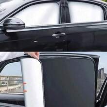 4件/2件裝 磁吸式汽車遮陽簾 鈦銀色 車窗遮陽簾 適用於SUV/轎車 前後窗隱私遮陽簾 - 窗簾 - 查看 2