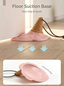 Creative Ice Cream Door Stopper, Cute Decorative Silicone Door Wedge, Windproof And Anti-Collision Door Stopper, Housewarming Gift, Suitable For Bedroom And Children's Room - A - View 5