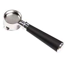 1pc 51mm 2 Ears Stainless Steel Bottomless Naked Portafilter, Professional Espresso Replacement Handle Compatible With EC200, EC221, EC0310, EC0311, EC330 Coffee Machines - Multicolor - View 2