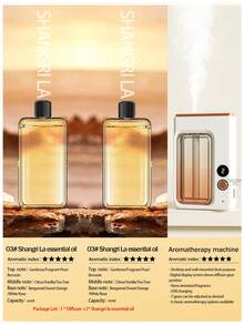 Value Gift Set! Wireless Portable Aromatherapy Diffuser With 7 Adjustable Settings, 6 Types Of 40ml Essential Oils For Easy Switching, USB-C Fast Charging + Digital Display Screen, Long-Lasting Fragrance All Day - D8K - View 24