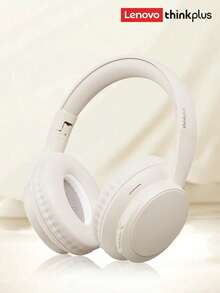 Lenovo TH11 包耳式藍牙耳機，藍牙 5.4，HiFi 音質，EQ 音效，3 種模式遊戲/音樂，HD 麥克風，長效電池續航，佩戴舒適，降噪，支持有線/無線連接，適合智慧型手機與電腦的運動包耳式耳機 - 米色 - 查看 12