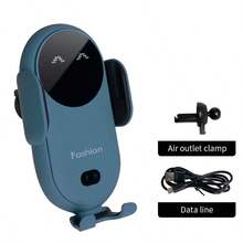Car Air Vent Phone Navigation Mount, Suitable For New Year And Birthday Gifts, Electric Phone Holder With Touch Open/Close Function, Car Wireless Charger, No Camera Obstruction, 360° Rotation And Adjustable Angle, Supports Horizontal And Vertical Use - Compatible With Apple, And More, Car Wireless Charging Mount - S11 - View 11