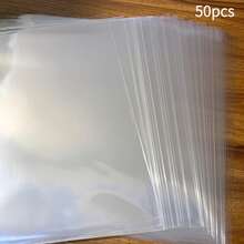 50/100入 透明黑膠唱片外保護套,適用12.75英吋雙LP唱片及大多數12英吋折疊LP唱片,3mil厚,適合聖誕節/情人節 - 12inch - 查看 9