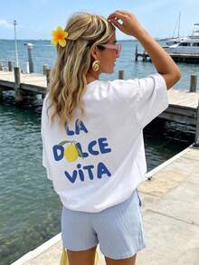 Women T-Shirts - 白色 - 查看 2