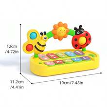 Early Learning Sensory Musical Insect Piano Favors For Kids,Early Development & Activity Toys,Fine Motor Skills & Visual Sensory Development, Halloween Birthday Christmas Gift For Boys Girls - Multicolor - View 11