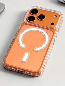透明壓克力磁吸手機殼 夏季創意皮膚紋理磨砂保護殼，適用於 iPhone 17 Pro Max 17 Pro 16 Pro Max 16 Pro 15 14 13 12 Pro Max Plus 11 13 16 17 系列 - 無色 - 查看 8